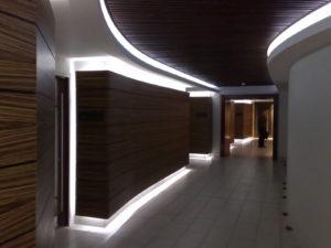 Декоративное освещение коридора
