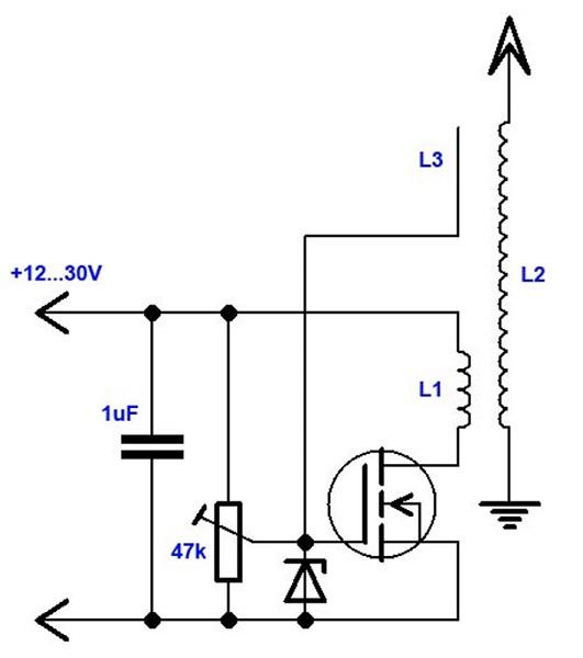 Схема на полевом транзисторе