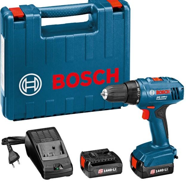 Bosch GSR 1440-Li – лучший шуруповерт полупрофессионального уровня