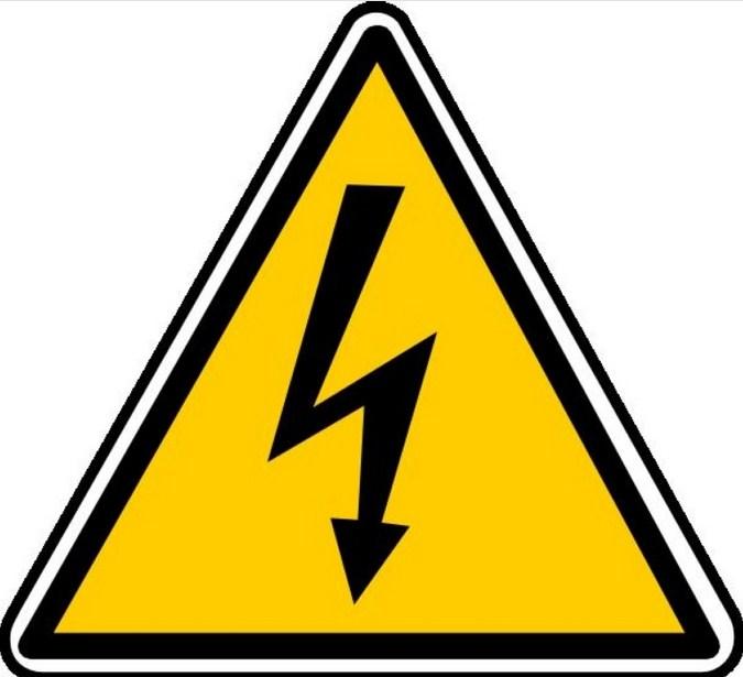 Знак, предупреждающий об опасных для здоровья и жизни величинах вольт-амперных характеристик