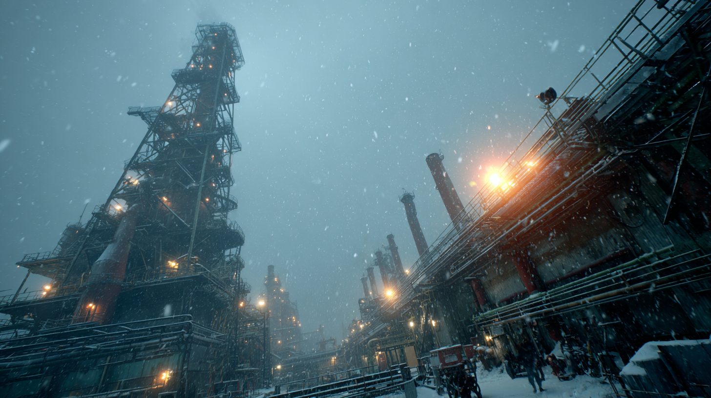 Зимний сбой электромагнитного клапана на промышленном заводе в Екатеринбурге